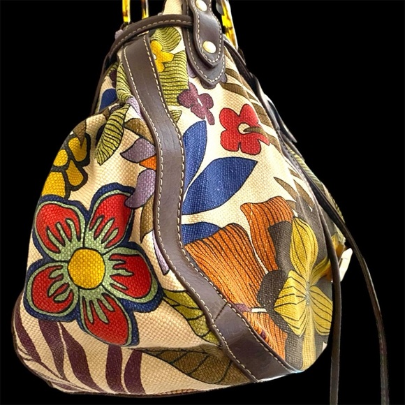 Relic by Fossil Drawstring bucket bag with Tortoise Shell Hardware - Picture 3 of 9